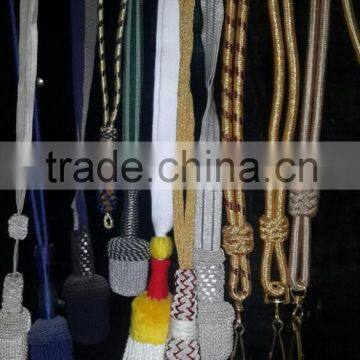 uniform Accessories Shoulder cord Knot lanyard ribbon Aigullettes