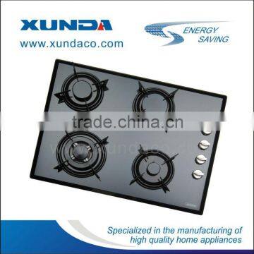 70cm 4 Burners tempered glass Gas Hob gas cooker