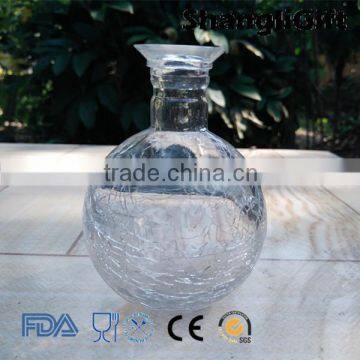 70ml Small Ice Crack Glass Vase with Hanging