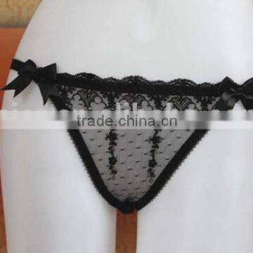 2016 Sexy Modern Transparent Rattan Pattern Bra Panty Sets for Women photo-3