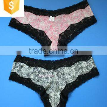 Top Female Underwear Special Embroidered Design Mature Women Panties Lace Sexy Panty
