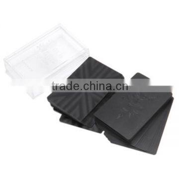 wholesale black custom paper magic playing card ,plastic playing card case