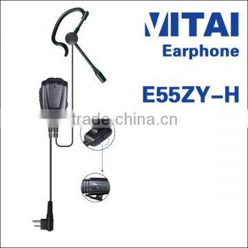 VITAI E55ZY-H G-Shape Earhook & Earbuds Tube Type Walkie Talkie Earphone