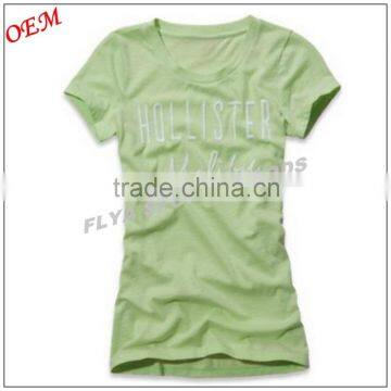 Oem Service Women's Custom Design Print Tight Fit Short Sleeve T Shirt                        
                                                Quality Choice