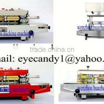 auto bag making machine FRD-900 plastic bag use our continuous sealer machines