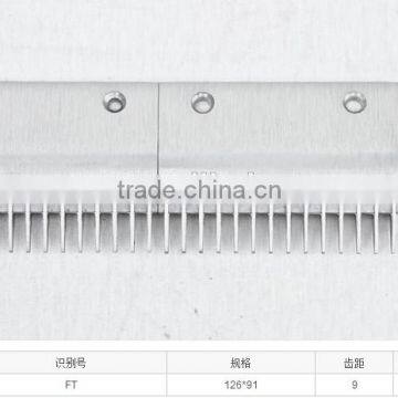 Escalators comb plate , comb plate 126*91 use Step