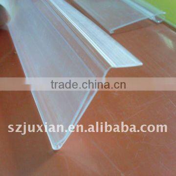 PVC clear price label strip