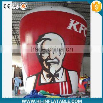 2015 Hot sale inflatable kfc food,inflatable replicas model,inflatable model for promotion advertising/inflatable advertising