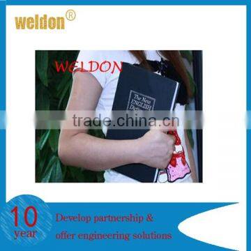 Jewelry Metal Book Homesafe Key lock Storage Security Dictionary Box