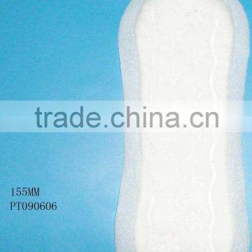 155mm panty liner,sanitary pad,sanitary towel