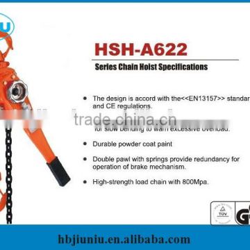 Factory Price Durable China Vital High Quality Lever Chain Hoist