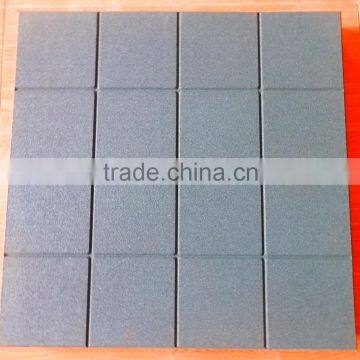 Grid Pattern Rubber Paver