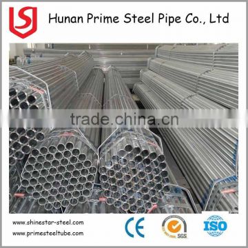 Large quantity stock galvanized steel pipe price per meter