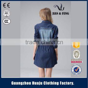 Garment Factory Summer Girl Denim Dresses Wholesale Clothes Turkey