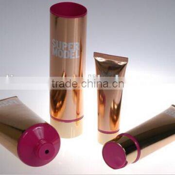 150ml shiny labeling packaging tube for men's cleanser