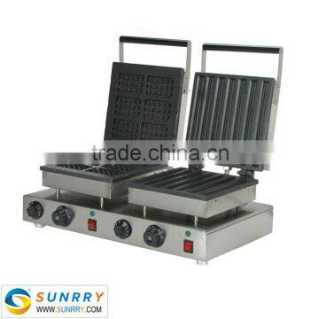 Hot sale snack machine of non-stick egg wffle grill with factory price