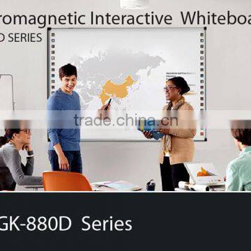 Usb Magnetic Glass Whiteboard iq Board Interactive Smart Non-glare Magnetic Glass 2 User Writing Board photo-2