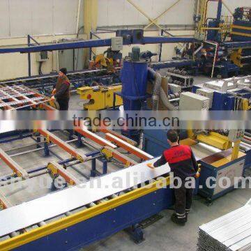 Aluminum profile extrusion handling table