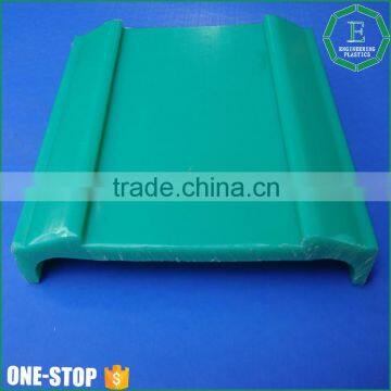 Wear resistant extruding uhmw PE500 HDPE linear guide rail chain track plastic guide plate