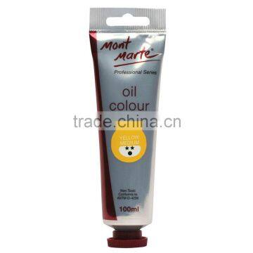 Mont Marte Oil Paint 100mls - Yellow Medium