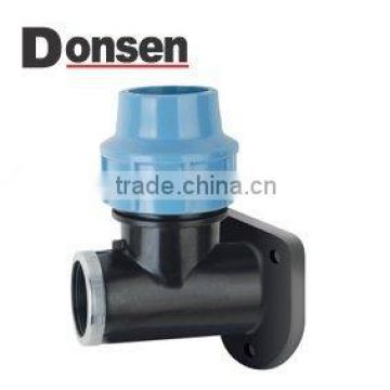 pp compression fittings WALL PLATE ELBOW FITTINGS