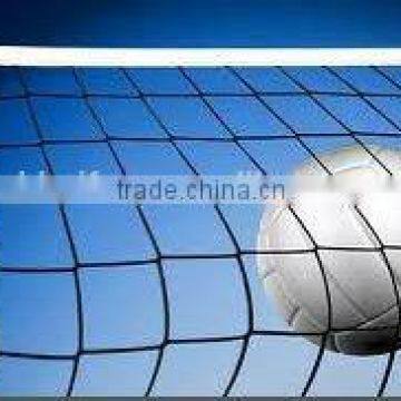 High Tenacity PP Square Mesh 100mm*100mm Knotless Football Net For Match And Practice