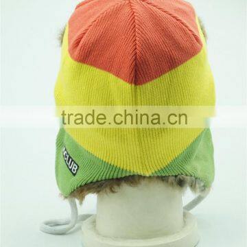 Custom 100% Cotton Unisex Colorful Winter Hat photo-3