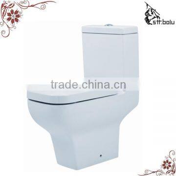 Standard toilet size, two piece toilet washdown toilet p trap