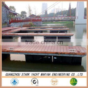 Steel structure floating berth for boat yacht