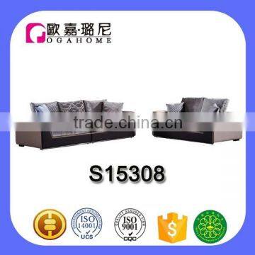 High end 2+4 modern simple design fabric corner sofa set designs