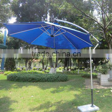 Hotsale Cheap Price Custom Print Aluminum Pole Round Banana Outdoor Umbrella With Crank photo-2
