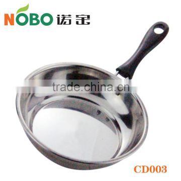 Cheapest price stainless steel non-stick frying pan with bakelite handle