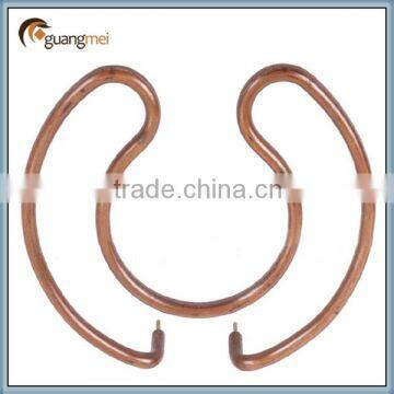 Copper plated iron heating element