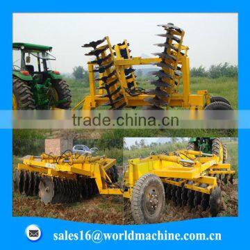 Good quality 3-point suspension reliable offset heavy duty dic harrow on sale