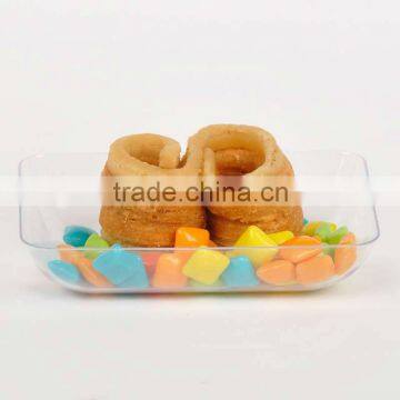 disposable clear plastic dessert plates