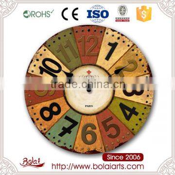 Grand hotel Features different color designs hour art clock for living room