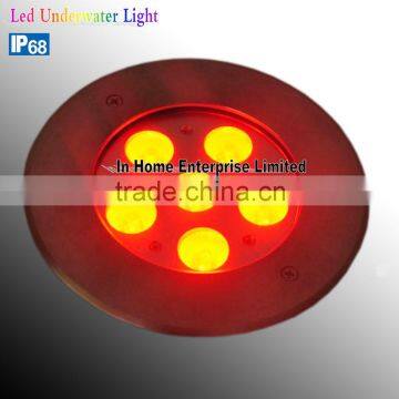 IP68 6W Swimming Pool Light Stainless Steel DMX Underwater Led Light photo-5
