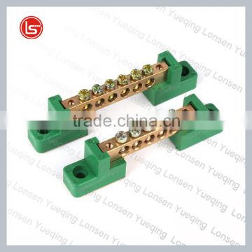 10pcs/lot,250V-450V Brass Screws Terminal 8*12mm Specification,10 Ways Green/Blue Electric Terminal Blocks Connector