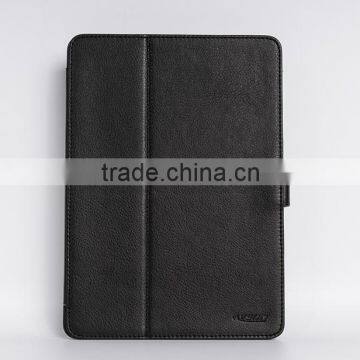 Top selling shockproof folio stand book leather tablet case for Ipad Air