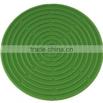 Circle diameter of 150mm impermeable silicone hot coaster trivet                        
                                                Quality Choice