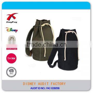 Drawstring Type Basketball Bag, Canvas Gym Sach Drawstring Bag