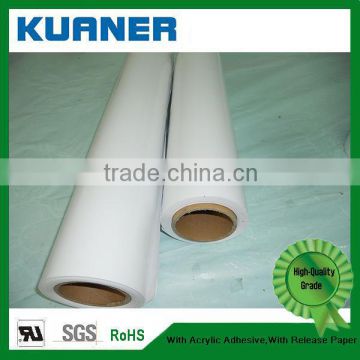 ROHS soft self adhesive pvc film material