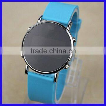 2014 new Magic silicone promotional gifts led touch watch