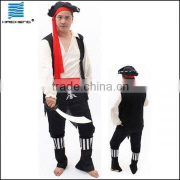 adult professional Pirate Costumes for Halloween Party