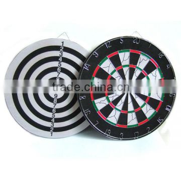 print number flocked dartboard