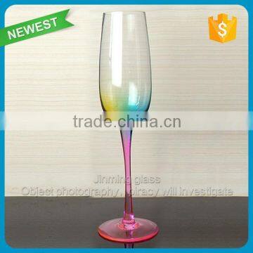 Wholesale Wine Glass Champagne Glass Colored Champagne Flute