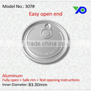 307 Aluminum easy open Cap