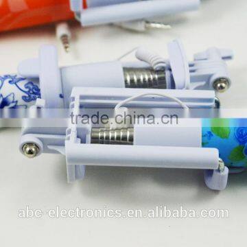 Monopod Cable Wired Selfie Stick Sefie for Mobile Phone Camera Antiskid Pattern Monopod photo-3