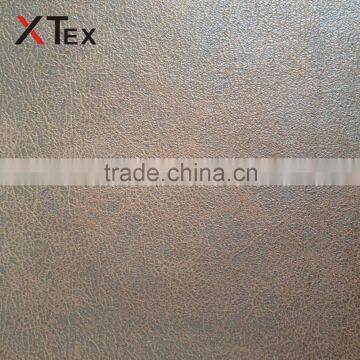 New Bronzed Embossed Waterproof Synthetic Suede Fabrics With Base Layer and Brushed Knitted Backing for Sofa Upholstery photo-2