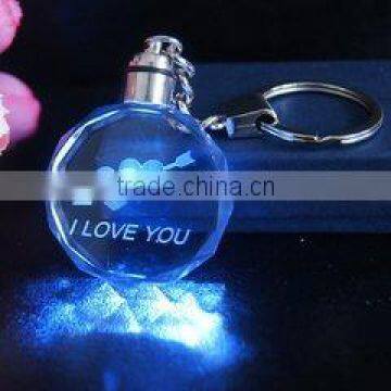 2015 new beautiful crystal keychain